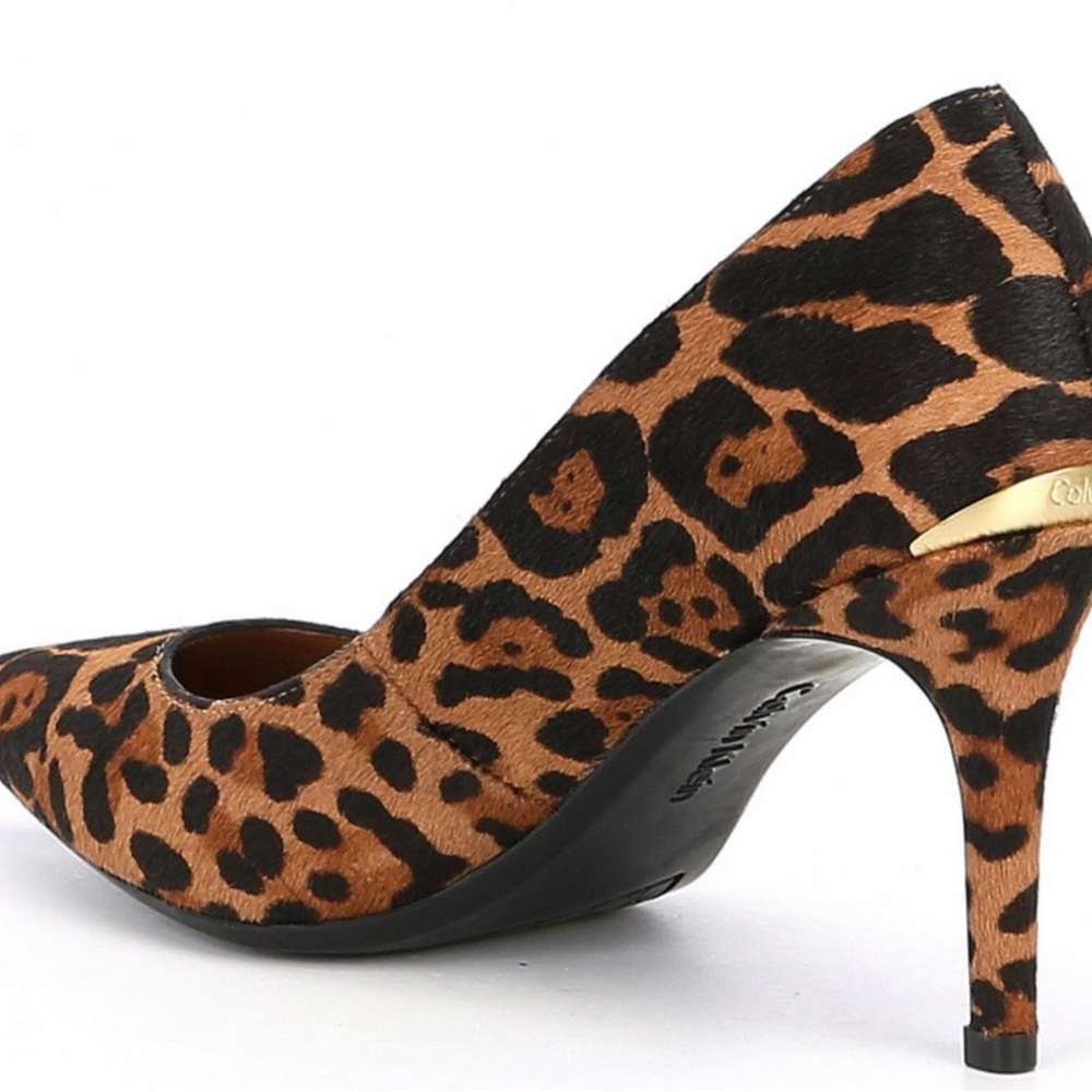 Calvin Klein Gayle Leopard Pumps